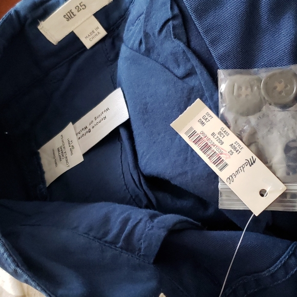 NWT Madewell Cropped Rivington Trousers Size 25 - Picture 9 of 13
